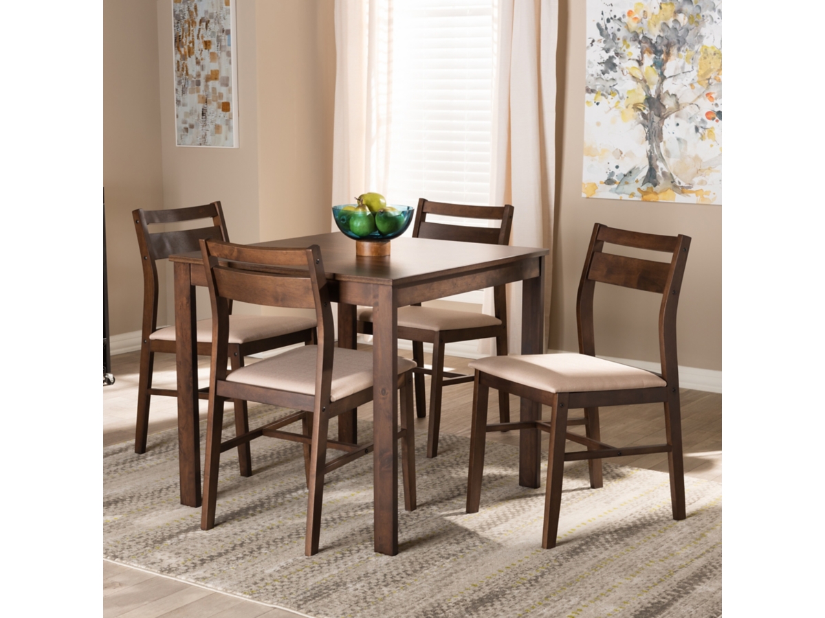 Set Of 4 Solid Wood Tapered Furniture Legs - 6-Inch Walnut Finish For Sofas, Chairs, Tables