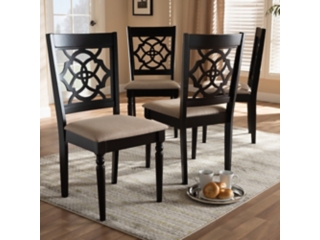 Baxton Studio Renaud Dining Chairs (Set of 4)