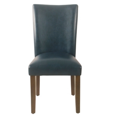 Classic Parsons Dining Chair - Navy Faux Leather (Set of 2), , large