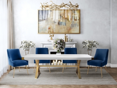 Navy Blue Dining Room - 40 Best Dining Room Decorating Ideas Pictures Of Dining Room Decor : Navy blue is also a perfect color to create a backdrop in your dining room, no matter whether it is just for an accent wall or all sides of the wall.