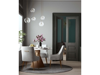 Beatrix Pleated Back Side Chair