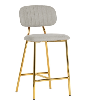 Ariana Counter Stool Set, Gray/Gold, large