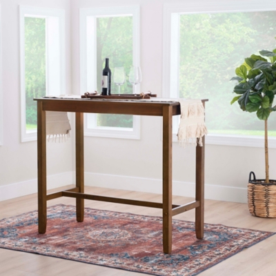 D600002681 Claridge Bar Height Pub Table, Wood sku D600002681