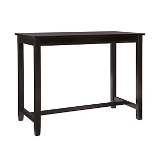 Claridge 36 inch Counter Height Pub Table, Black, Black, large
