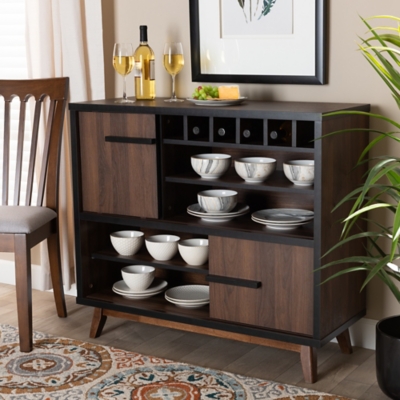 Baxton Studio Margo Wine Storage Cabinet