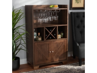 Baxton Studio Carrie Wine Storage Cabinet