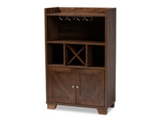 Baxton Studio Carrie Wine Storage Cabinet