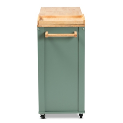Baxton Studio Dorthy Kitchen Storage Cart - Thumbnail 4