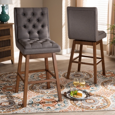 D600002733 Baxton Studio Gregory Bar Stool (Set of 2) sku D600002733