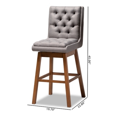 Gregory leather bar discount stools