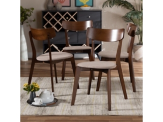 Baxton Studio Iora Dining Chairs (Set of 4)