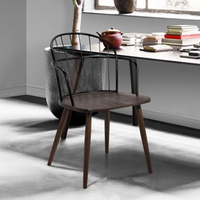 Bradley Bradley Dining Accent Chair, Walnut, rollover