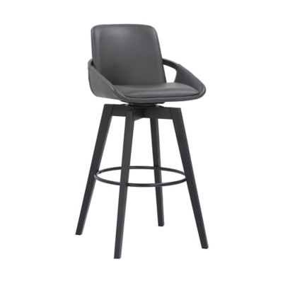 Baylor Baylor Barstool, Gray/Black, large