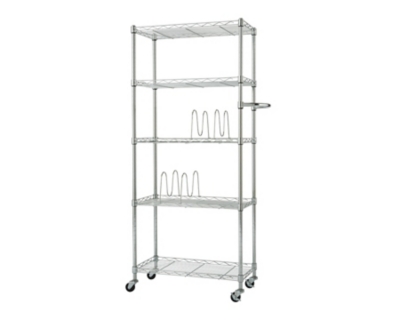 Homegear Large Free Standing Fabric Shoe Rack /Storage Cabinet /Closet  Organizer