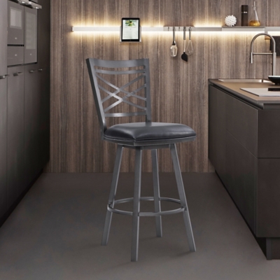Fargo Armen Living Fargo Barstool, Black, rollover