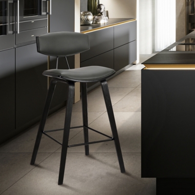 Fox Fox Barstool, Gray/Black, rollover