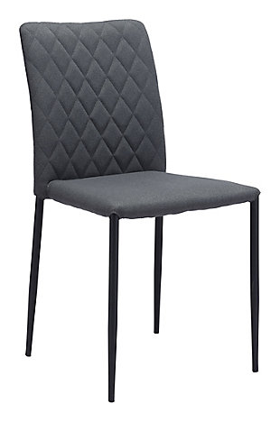 Harve Dining Chair (set Of 2) Gray, Gray, large