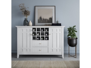 Bedford Wide Sideboard Buffet and Wine Rack