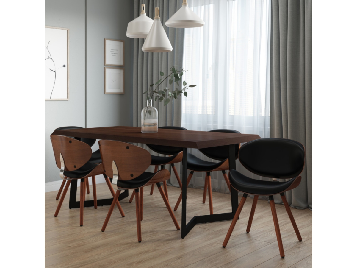 Marana Mid Century Modern Dining Chair, , large