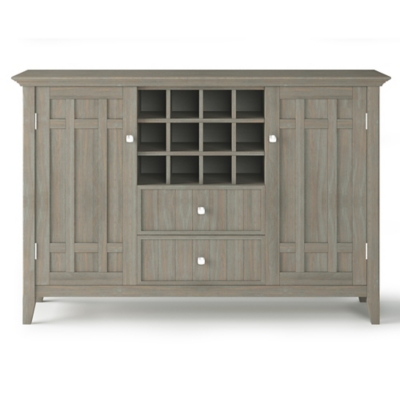 Simpli Home Artisan Solid Wood 54 in. Wide Transitional Sideboard