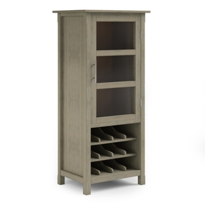 Ashley furniture discount wine rack table