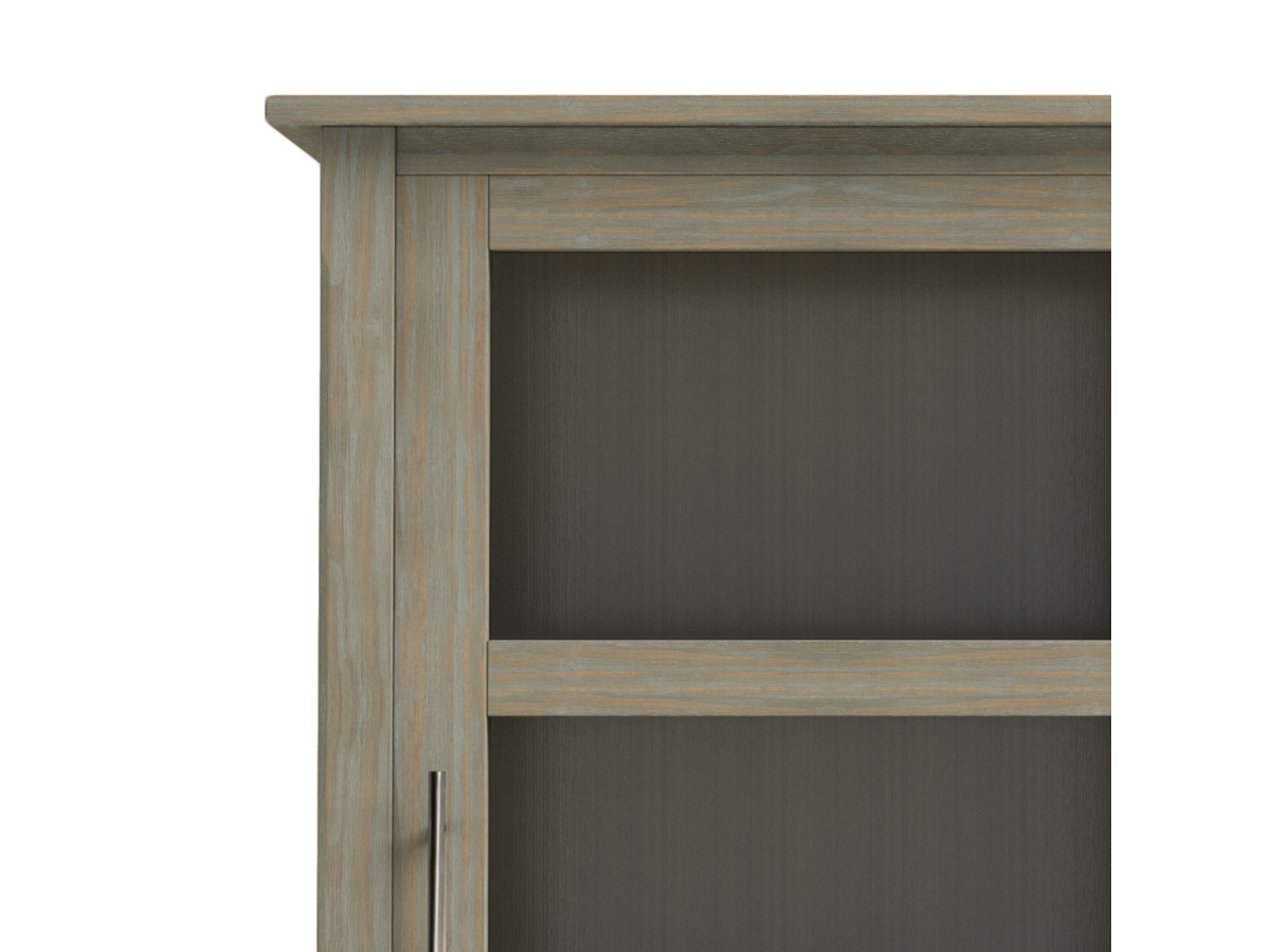 Avalon 12-Bottle Solid Wood 23 inch Wide Contemporary Storage Wine Rack Cabinet, , large