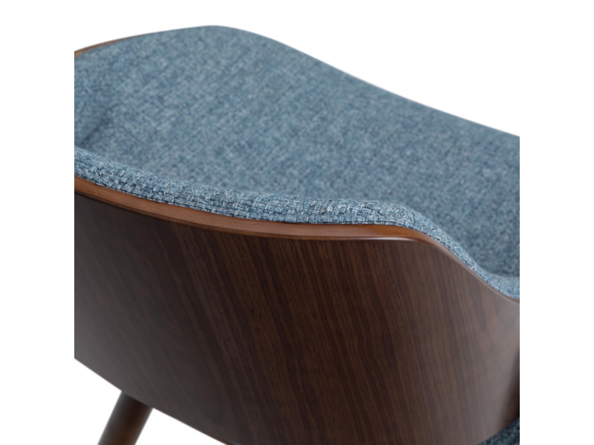 Malden Mid Century Modern Bentwood Dining Chair, , large