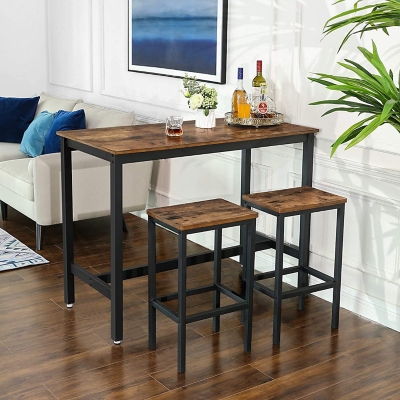 VASAGLE Counter Height Bar Stools Set