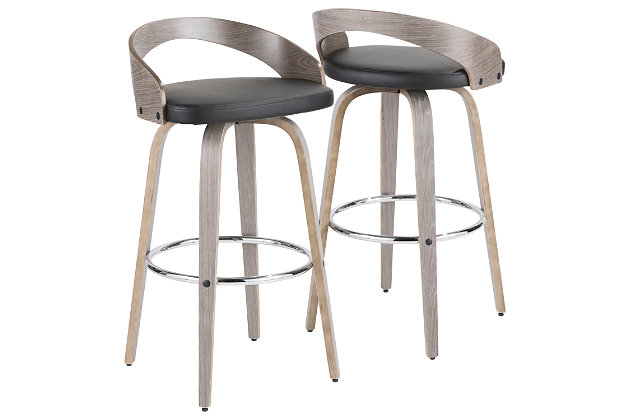 Grotto Bar Stool Set Ashley, Grotto Counter Stools With Swivels