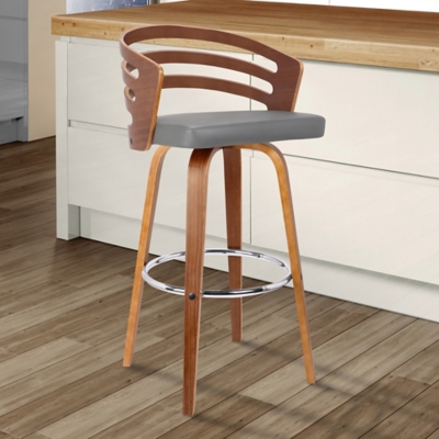 Jayden Armen Living Jayden Barstool, Gray, large