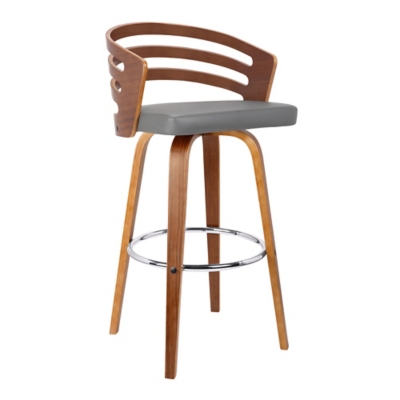 Jayden Armen Living Jayden Barstool, Gray, large