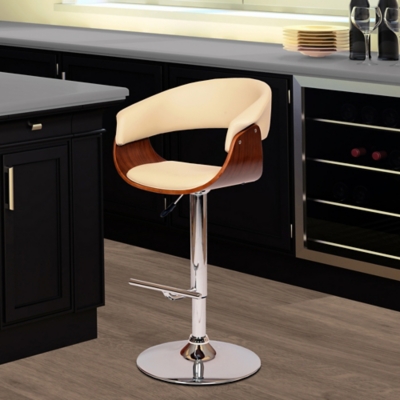 Paris Armen Living Paris Barstool, Cream, rollover