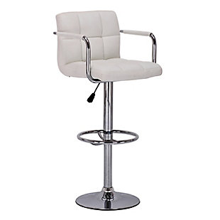 Brage Living Maela Adjustable Barstools with Arm and Footrest, , large