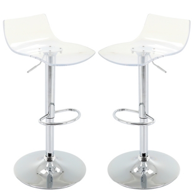 Brage Living Chalice Height Adjustable Counter and Barstool Set (Set of 2), , large