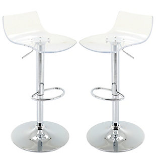Brage Living Chalice Height Adjustable Counter and Barstool Set (Set of 2), , large