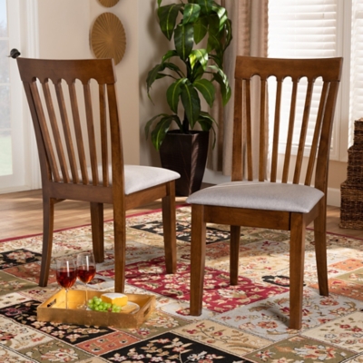 Baxton Studio Minette Dining Chairs Set of 2 Ashley