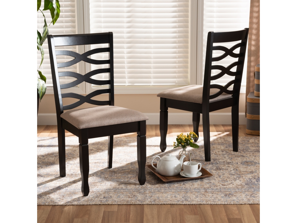 Baxton Studio Lanier Dining Chairs Set of 2