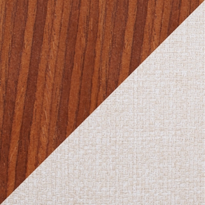 Swatch color Walnut/Cream/Chrome 