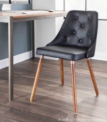 LumiSource Giovanni Chair, Walnut/Black, large