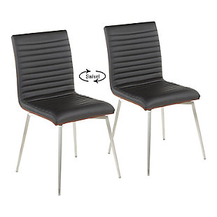 LumiSource Mason Swivel Chair - Set of 2, , large