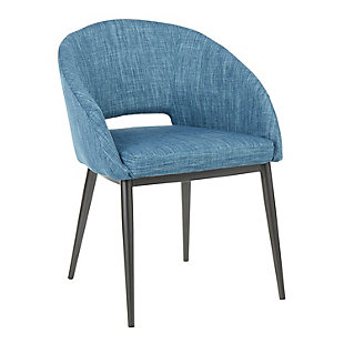 LumiSource Renee Chair, Blue, large