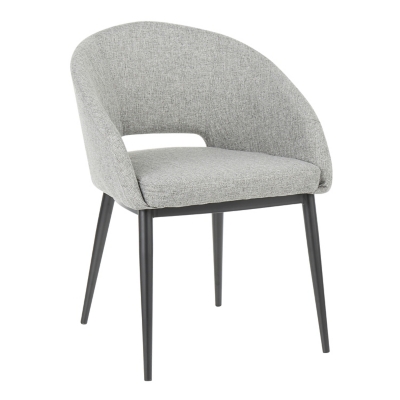 LumiSource Renee Chair, Gray, large