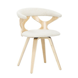 LumiSource Gardenia Chair, Natural/Cream, large