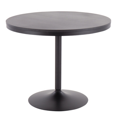 LumiSource Dakota Dining Table, Black