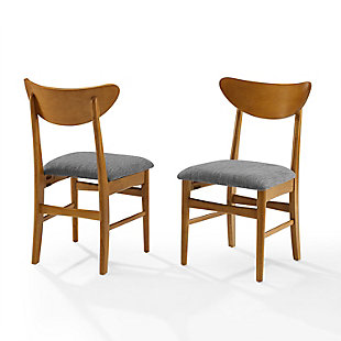 Landon 2Pc Wood Dining Chairs W/Upholstered Seat, , large