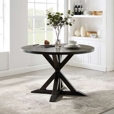 Hayden Round Dining Table, Slate