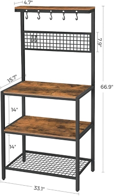 Slim on sale bakers rack