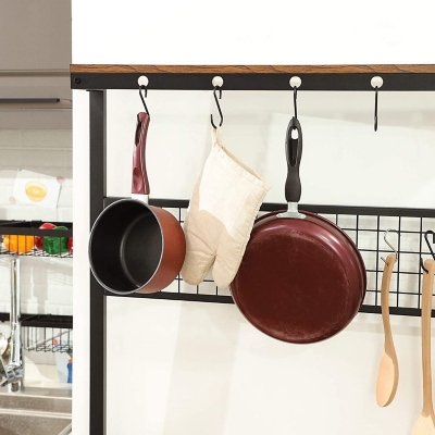 Bakers rack for discount pots and pans