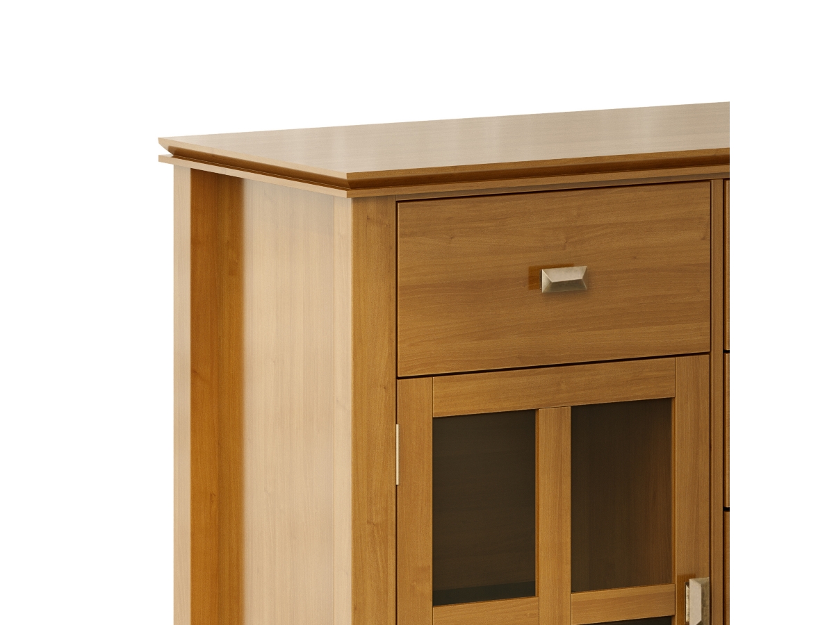 Simpli Home Artisan Buffet, Honey Brown, large