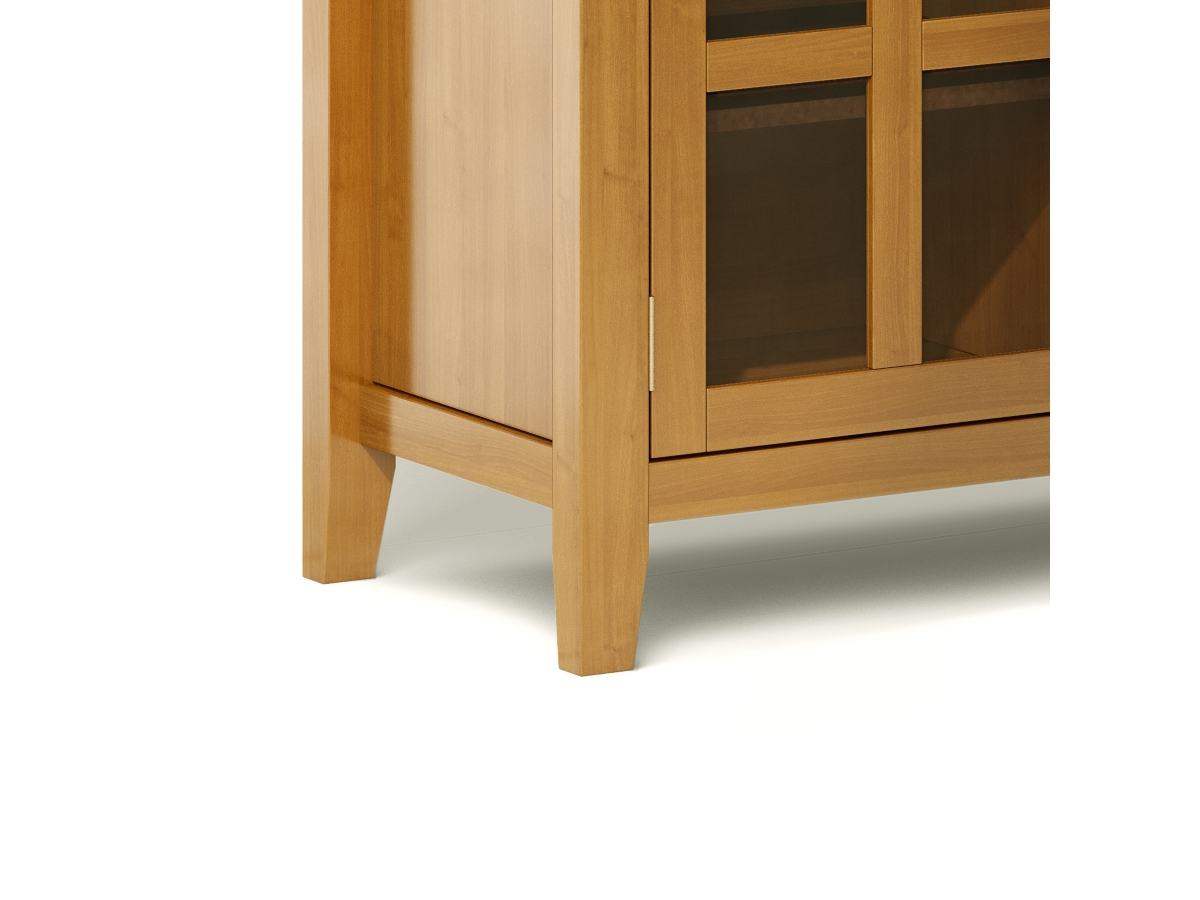 Simpli Home Artisan Buffet, Honey Brown, large